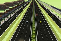 Phối cảnh Dự án đường vành đai 4 - vùng Thủ đô.