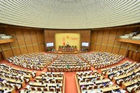 Một phiên họp toàn thể của Quốc hội tại kỳ họp thứ ba. 