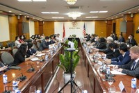 Thứ trưởng Bộ Công thương Đỗ Thắng Hải làm việc với đoàn Bộ Thương mại Mỹ (DOC), Cơ quan Thương mại và Phát triển Mỹ (USTDA).