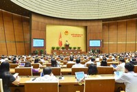 Phiên họp sáng 14/6 của Quốc hội.