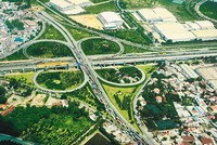 Đường Vành đai 3 đi qua địa phận 4 địa phương Đồng Nai, Long An, Bình Dương và TP.HCM. Ảnh: Lê Toàn