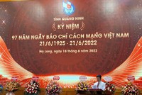 Ông Đỗ Ngọc Hà, Phó Chủ tịch Thường trực Hội Nhà báo tỉnh Quảng Ninh phát biểu