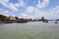 Bến Ninh Kiều nhìn từ sông Cần Thơ