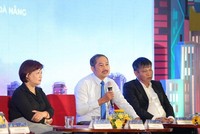 Ông Cao Trí Dũng, Chủ tịch Hiệp hội Du lịch Đà Nẵng chia sẻ tại Hội thảo "Phát triển Đà Nẵng xứng danh thành phố". Ảnh: P.T