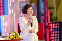 Bà Trần Nguyện, Trưởng Ban Kinh doanh Tập đoàn Sun World, đại diện Tập đoàn Sun Group. (Ảnh: Minh Khánh)