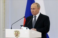 Tổng thống Nga Vladimir Putin. Ảnh: AFP/TTXVN