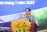 Thủ tướng Phạm Minh Chính phát biểu tại hội nghị. Ảnh: Dương Giang/TTXVN