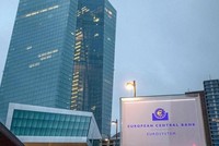 Trụ sở Ngân hàng Trung ương châu Âu (ECB) tại Frankfurt, Đức. Ảnh: AFP