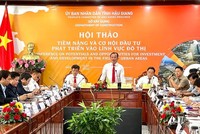 Ông Nguyễn Văn Hòa, Phó Chủ tịch UBND tỉnh Hậu Giang phát biểu tại Hội thảo