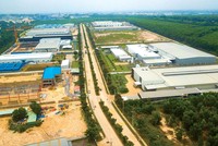Nhiều khu công nghiệp mới đang được triển khai xây dựng. Ảnh: Trọng Tín