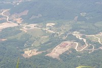 Tây Yên Tử, huyện Sơn Động, tỉnh Bắc Giang nhìn từ chùa Đồng Yên Tử, TP. Uông Bí, tỉnh Quảng Ninh. Ảnh: Nguyễn Hùng.