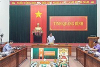 Lãnh đạo tỉnh Quảng Bình dự họp trực tuyến về công tác giải ngân đầu tư công năm 2022