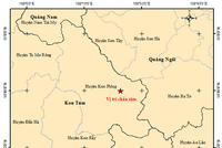 Từ tháng 4/2021 đến nay, Kon Tum ghi nhận hơn 300 trận động đất