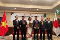 Ký kết hợp tác về năng lượng giữa doanh nghiệp Việt Nam-Nhật Bản.