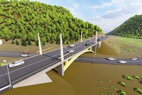 Cao tốc Đồng Đăng - Trà Lĩnh được xây dựng và hoàn thành sẽ tạo động lực phát triển cho khu vực. Trong ảnh: Phối cảnh tuyến Đồng Đăng - Trà Lĩnh