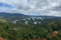 Nhiều sai phạm về đất đai xảy ra xung quanh khu vực hồ Tà Đùng, huyện Đắk Glong, tỉnh Đắk Nông. Ảnh: K.Nam