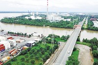 CIEM đã tính toán, cứ 1% tăng trưởng của 4 vùng kinh tế trọng điểm sẽ làm GDP của toàn bộ nền kinh tế tăng 0,61% . Trong ảnh: Khu công nghiệp Hiệp Phước 1&2. Ảnh: Lê Toàn