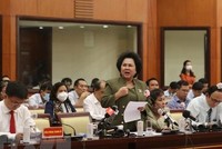 Bà Lý Kim Chi, Chủ tịch Hội Lương thực-Thực phẩm TP.HCM.