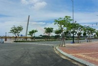 Một góc vị trí triển khai phố đi bộ đêm Bạch Đằng