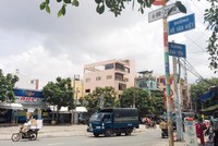 Vị trí sẽ nối cầu Bình Tiên tại khu vực quận 6. Ảnh: Lê Toàn