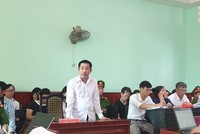 Bị cáo Nguyễn Văn Chánh tại toà.