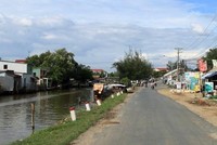 Một đoạn Quốc lộ 63 qua Kiên Giang.