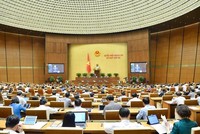 Một phiên chất vấn của Quốc hội khoá XV.