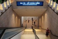 Phối cảnh xây dựng ga ngầm C9.