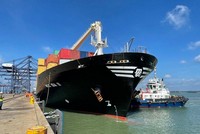 Tàu container cập Bến cảng Container Quốc tế Cảng Sài Gòn - SSA.