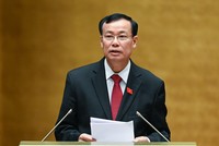 Chủ nhiệm Ủy ban Quốc phòng và An ninh của Quốc hội Lê Tấn Tới trong phiên họp sáng 21/10.