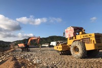 Thi công cao tốc Bắc - Nam đoạn Nghi Sơn - Diễn Châu.