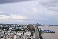 Thành phố Mỹ Tho nằm bên dòng sông Tiền thơ mộng