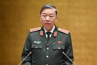 Bộ trưởng Tô Lâm báo cáo Quốc hội.