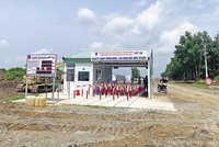 Mặt bằng công trường Dự án Nhiệt điện Nhơn Trạch 3&4. Ảnh: T.H