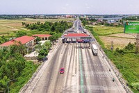 Trạm thu phí Quán Hàu tại Km671, Quốc lộ 1 hiện có mức doanh thu quá thấp so với phương án tài chính ban đầu. Ảnh: A.M