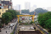 Thời gian thực hiện Dự án metro Nhổn - ga Hà Nội dự kiến được kéo dài thêm 5 năm. Ảnh: Đức Thanh