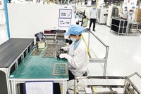 Dây chuyền sản xuất thiết bị điện tử của Công ty TNHH Pegatron Việt Nam tại Khu công nghiệp DEEP C Hải Phòng