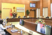 Chủ nhiệm Ủy ban Kinh tế của Quốc hội Vũ Hồng Thanh phát biểu tại phiên thẩm tra 