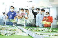 Một buổi giới thiệu dự án mới của Thắng Lợi Group. Ảnh: Việt Dũng 