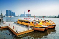 Buýt đường sông của Công ty Thường Nhật mới chỉ vận hành được ở tuyến số 1.