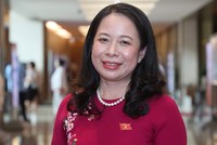 Bà Võ Thị Ánh Xuân, Phó chủ tịch nước, giữ quyền Chủ tịch nước nhiệm kỳ 2021 - 2026. Ảnh Duy Linh.