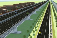 Phối cảnh Dự án đường vành đai 4 - vùng Thủ đô.