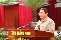Thủ tướng Chính phủ Phạm Minh Chính làm việc với tỉnh Quảng Ninh 