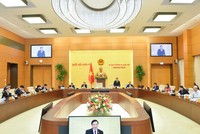 Phiên họp chiều 13/2 của Ủy ban Thường vụ Quốc hội.