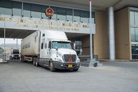 Xuất khẩu nông sản qua các cửa khẩu quốc tế Kim Thành (Lào Cai) tăng mạnh từ đầu năm 2023.