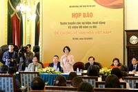 Hội thảo khoa học cấp quốc gia “80 năm Đề cương về văn hóa Việt Nam (1943-2023) - Khởi nguồn và động lực phát triển” dự kiến có 300 đại biểu tham dự trực tiếp. (Ảnh: Hồng Hạnh)