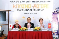 Kimono - Aodai Fashion Show do Tổ chức phi lợi nhuận Be - Japon phối hợp với Đại sứ quán Nhật Bản tại Việt Nam và Tập đoàn BRG đồng tổ chức đã thành công vượt mong đợi