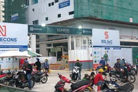 Dự án Lumière Riverside (Thủ Đức, TP.HCM) đã cất nóc, dự kiến bàn giao nhà cho khách vào cuối năm 2023. Ảnh: Lê Toàn