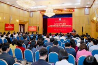 Lễ công bố Quyết định của Thủ tướng Chính phủ bổ nhiệm Thứ trưởng Bộ Kế hoạch và Đầu tư. (Ảnh: Đức Trung)