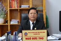 Ông Ngô Đức Thọ, Chánh án Tòa án Nhân dân tỉnh Đắk Nông.
